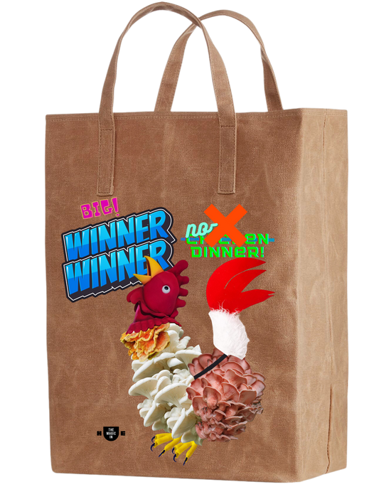 WINNER WINNER no-chicken dinner Grocery Bag