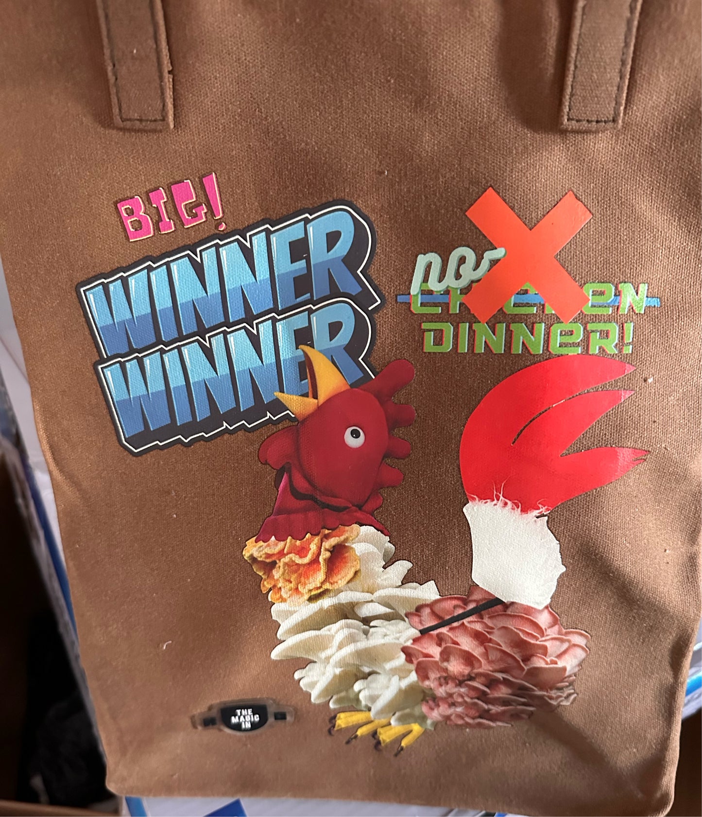 WINNER WINNER no-chicken dinner Grocery Bag